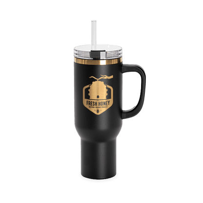 Custom 40oz Powder Coated Tumbler - Winks Design Studio,LLC