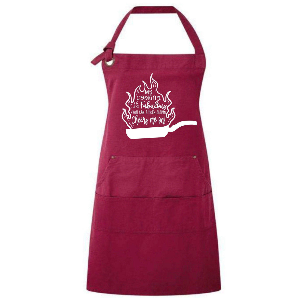 My Cooking Is So Fabulous Even The Smoke Detector Cheers Me On Apron - Winks Design Studio,LLC