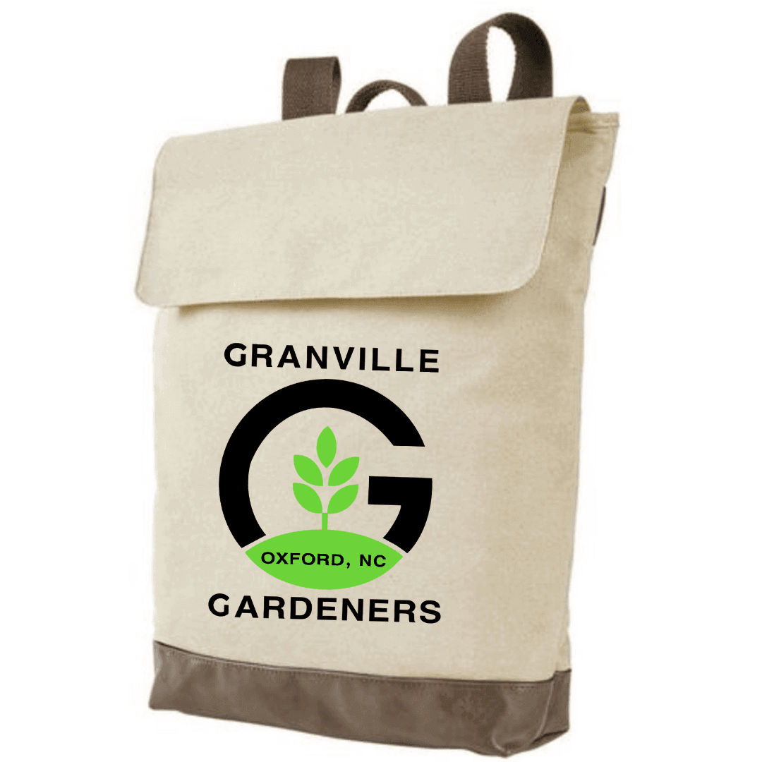 Granville Gardeners Large Canvas Backpack - Winks Design Studio,LLC