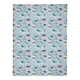 Christmas Village Fleece Blanket - Winks Design Studio,LLC