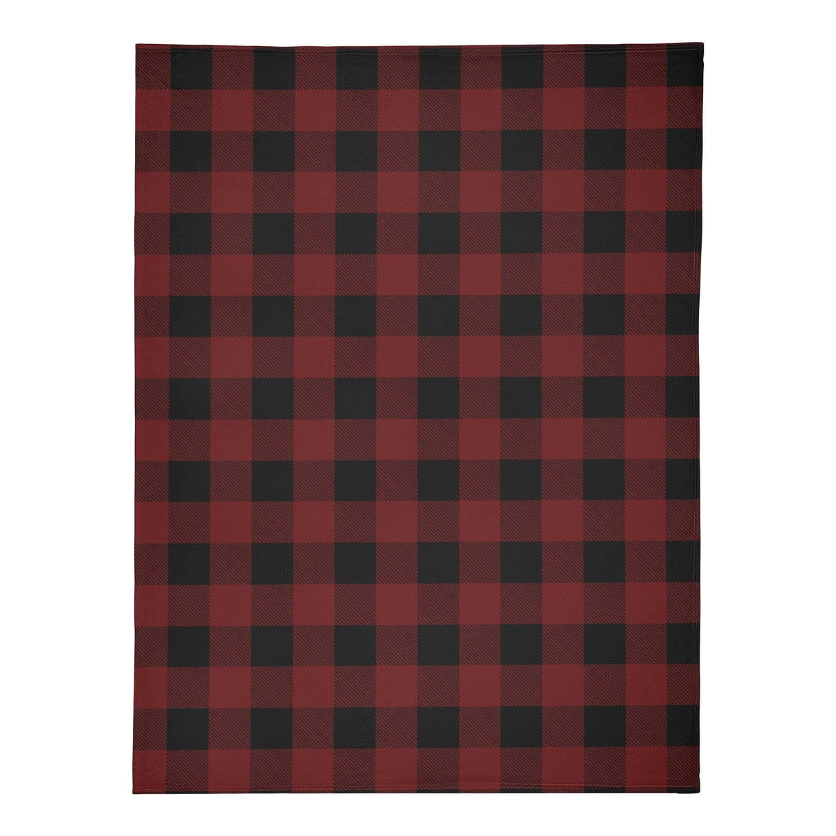 Red Buffalo Plaid Fleece Blanket - Winks Design Studio,LLC