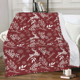 Reindeer Fleece Blanket - Winks Design Studio,LLC