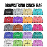 Custom Cinch Bag - Winks Design Studio,LLC