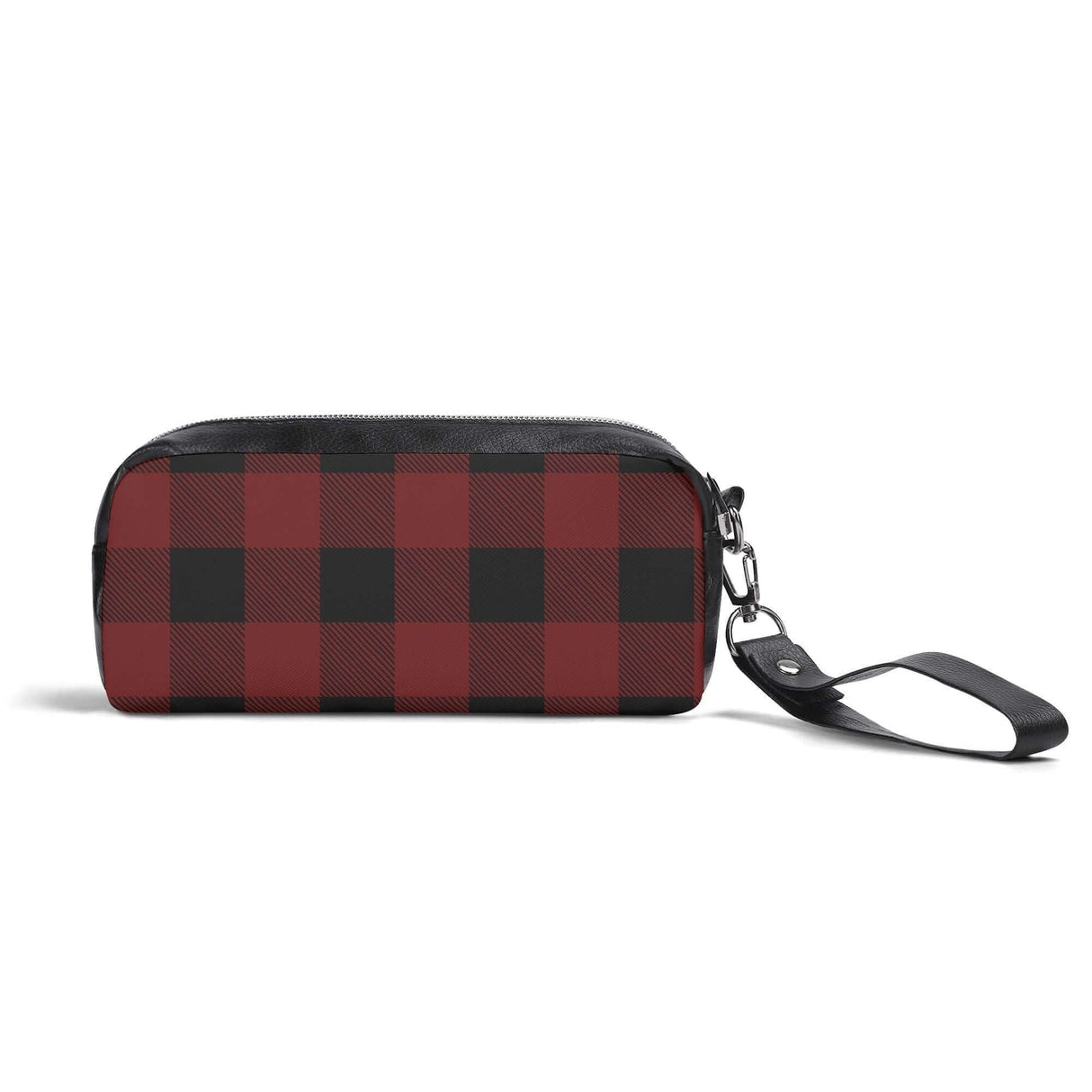 Red Buffalo Plaid Cosmetic Bag - Winks Design Studio,LLC