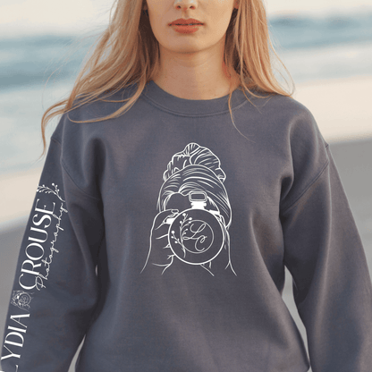 Lydia Crouse Crewneck Sweatshirt - Winks Design Studio,LLC