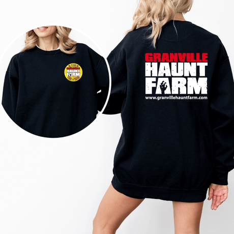 Granville Haunt Farm Crewneck Sweatshirt - Winks Design Studio,LLC