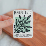 John 15:5 sticker - Winks Design Studio,LLC