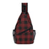 Red Buffalo Plaid Crossbody Bag - Winks Design Studio,LLC