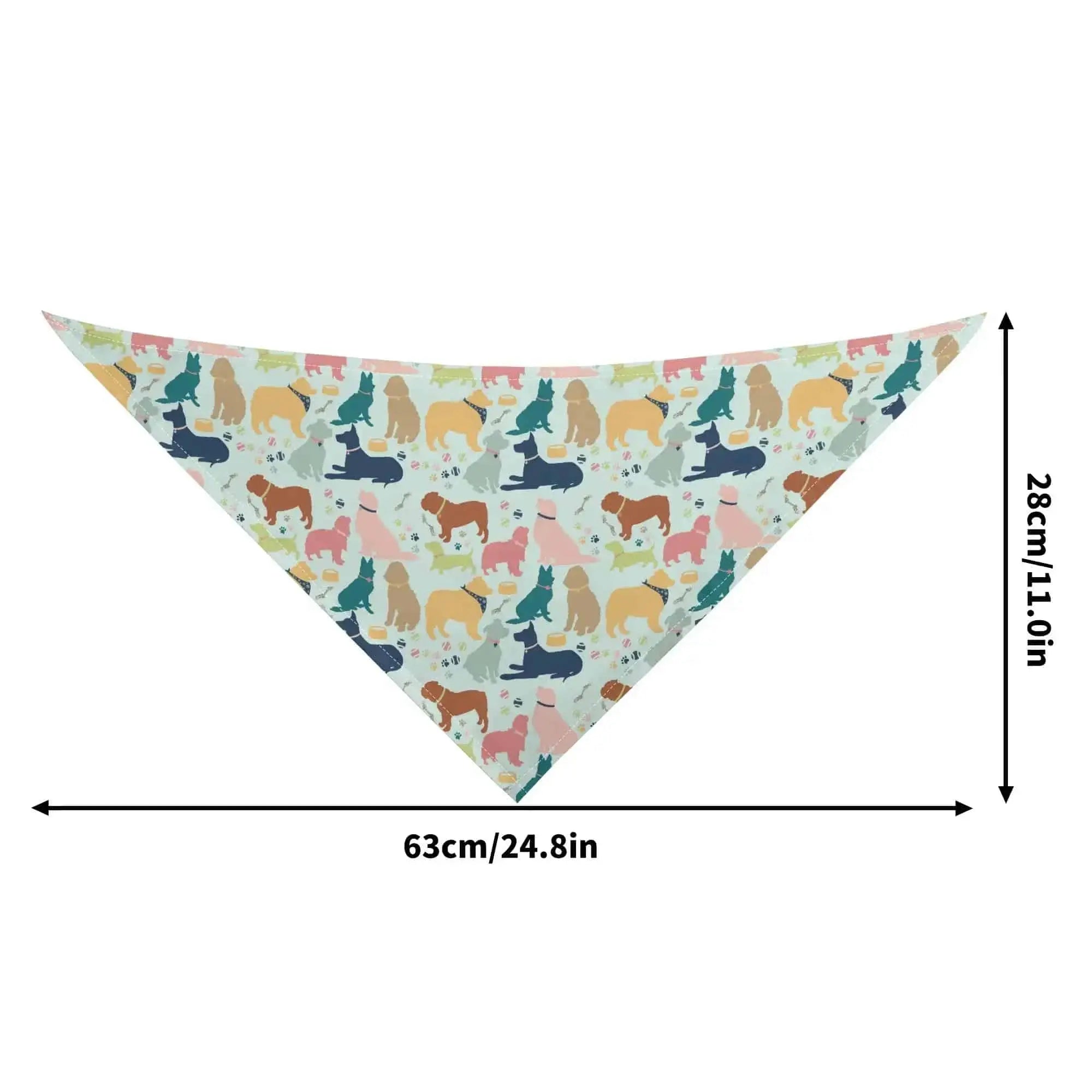 Dog Lover Dog Bandana by Winks Design Studio LLC, featuring a stylish fabric bandana for dogs.