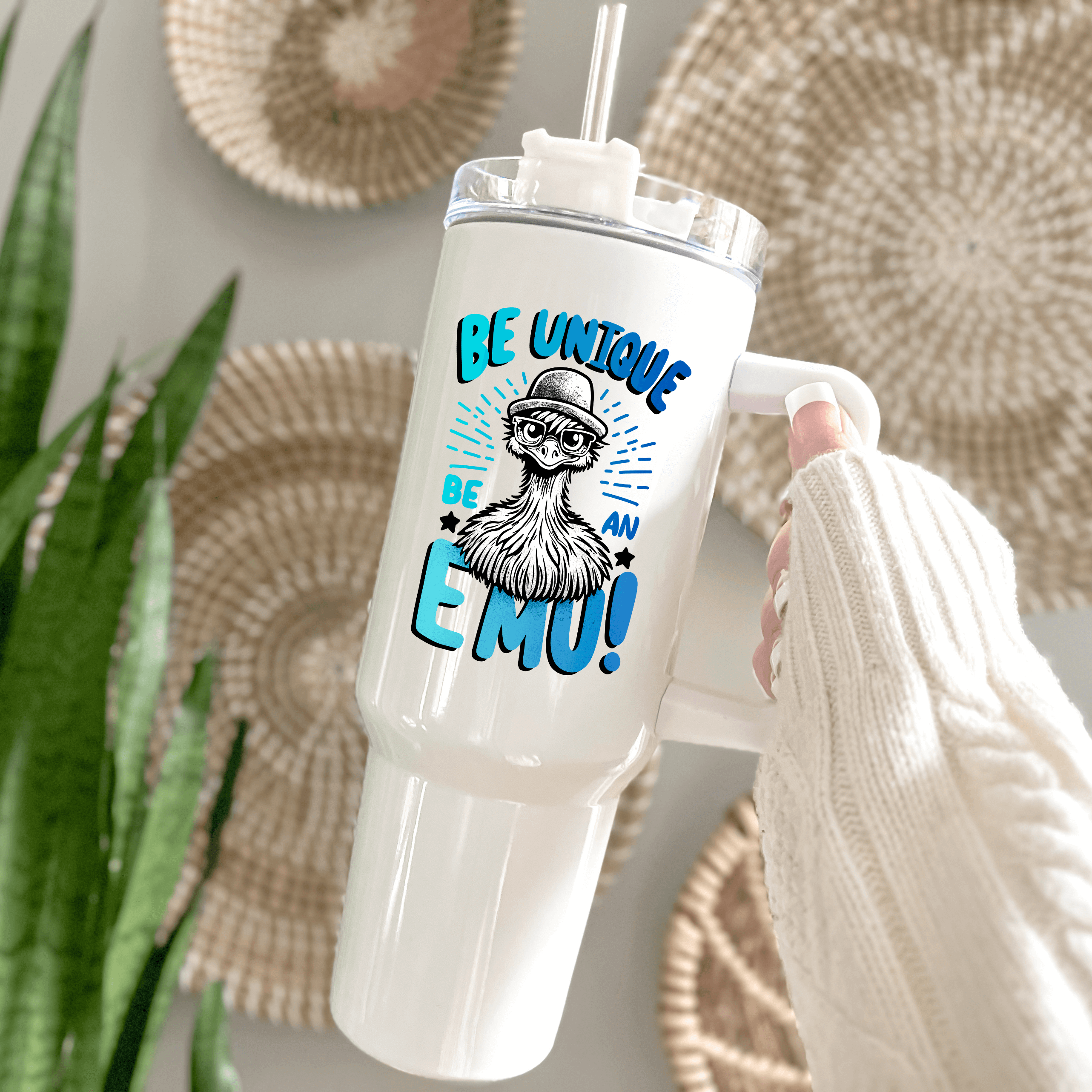 R &amp; R 40oz Tumbler with Handle - Winks Design Studio,LLC