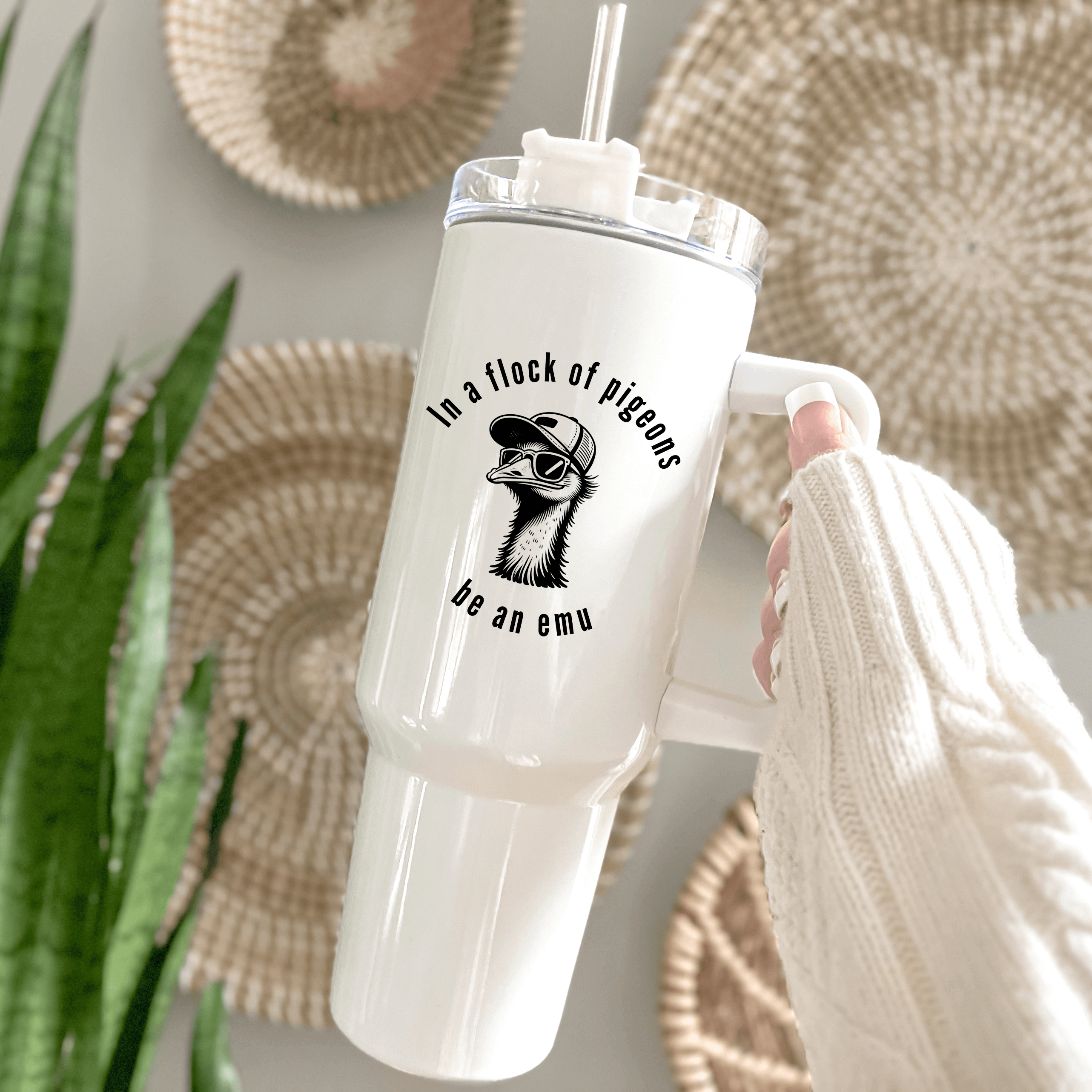 R &amp; R 40oz Tumbler with Handle - Winks Design Studio,LLC