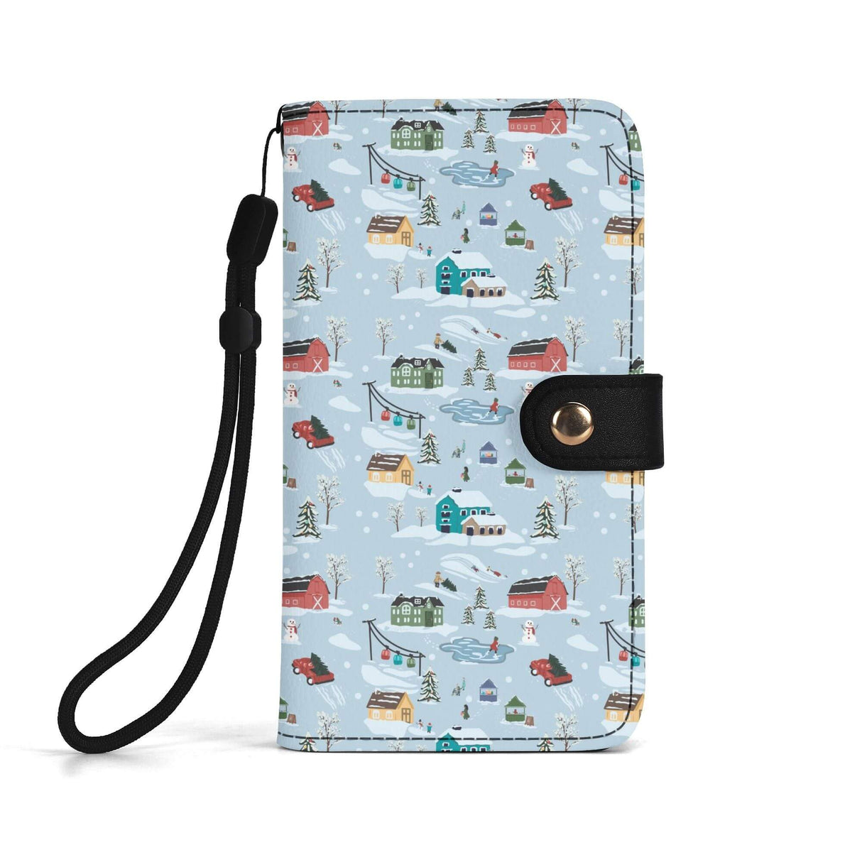 Christmas Village Phone Flip Case - Winks Design Studio,LLC