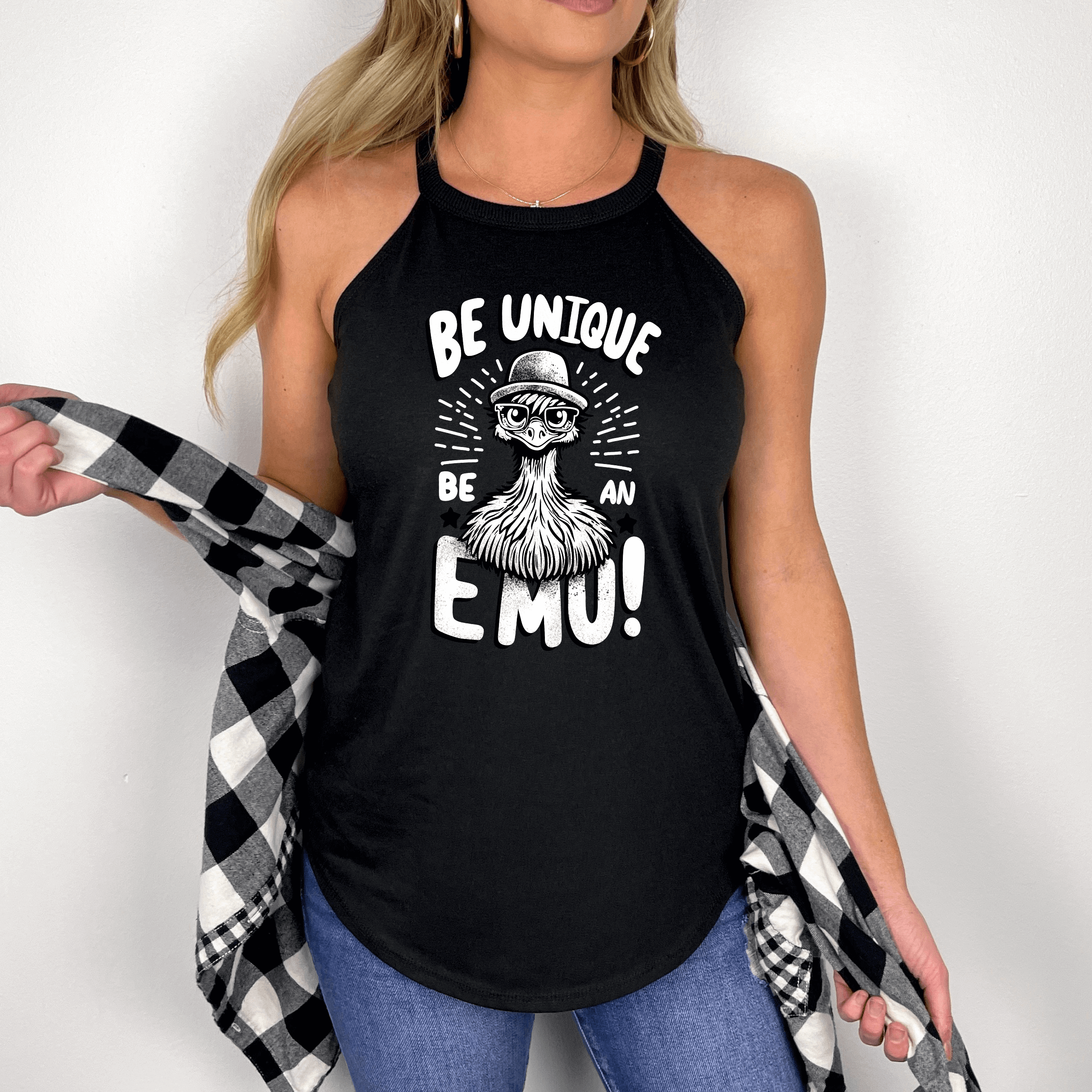 R &amp; R Halter Tank Top - Winks Design Studio,LLC