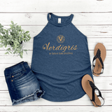 Verdigris Halter Top - Winks Design Studio,LLC