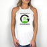 Granville Gardeners Logo Halter Tank - Winks Design Studio,LLC