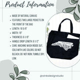 SCBA Logo Tote with Pockets - Winks Design Studio,LLC