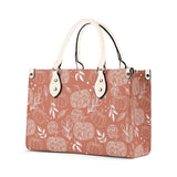 Flower Pumpkin Luxury Handbag - Winks Design Studio,LLC