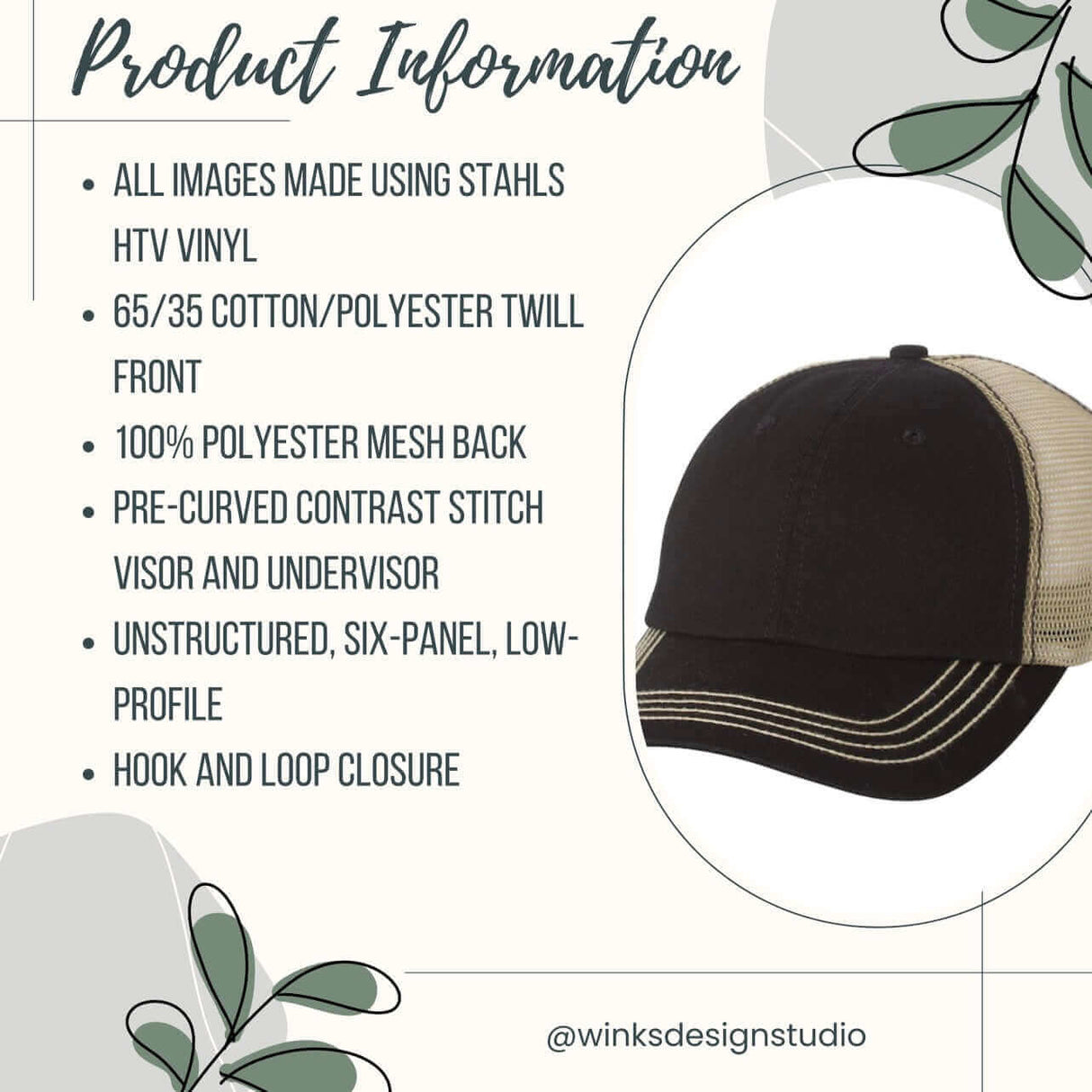 Angel Wings Bookstore Trucker Hat - Winks Design Studio,LLC