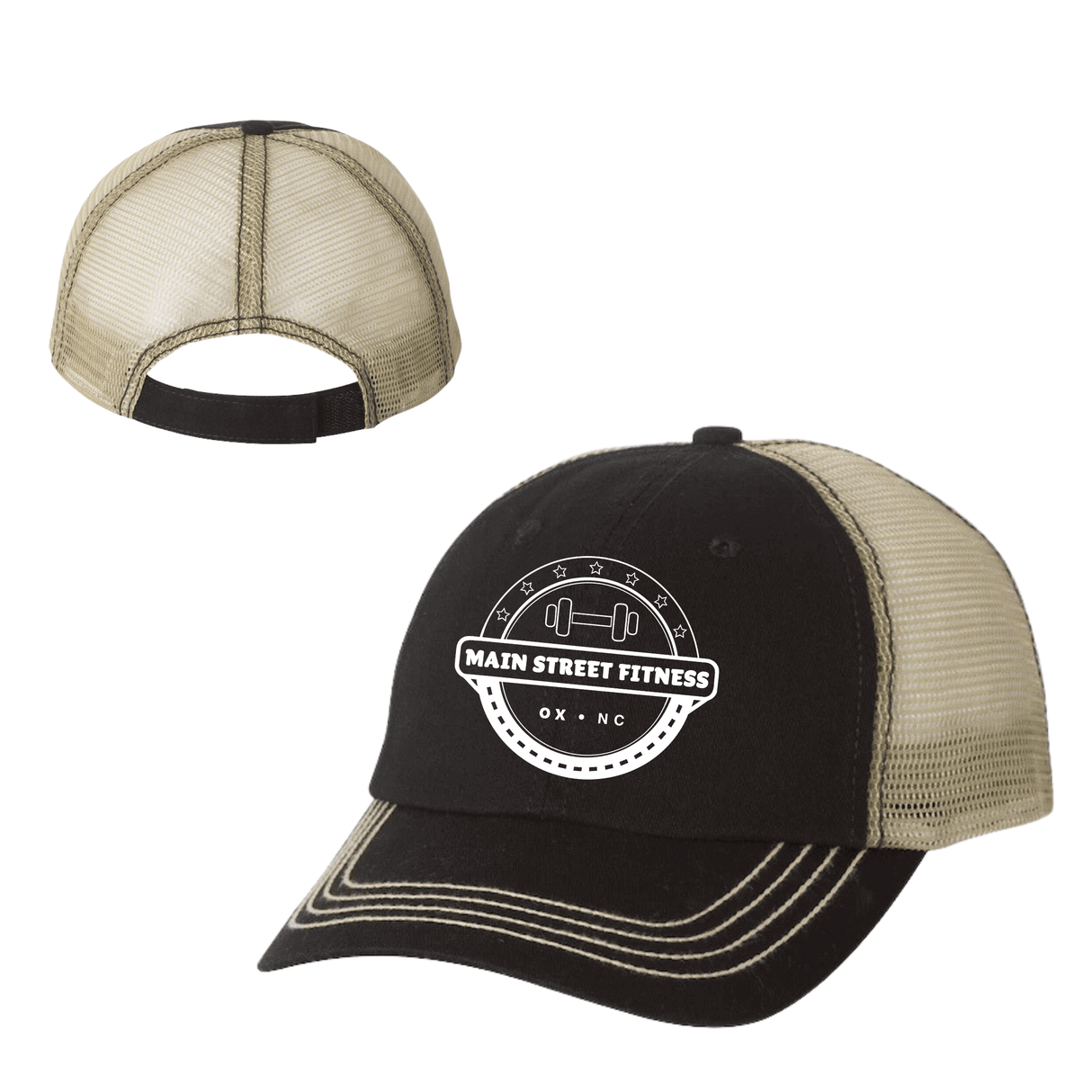 Main Street Fitness Trucker Hat - Winks Design Studio,LLC