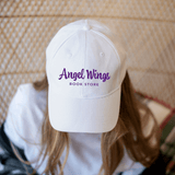 Angel Wings Bookstore Twill Hat - Winks Design Studio,LLC