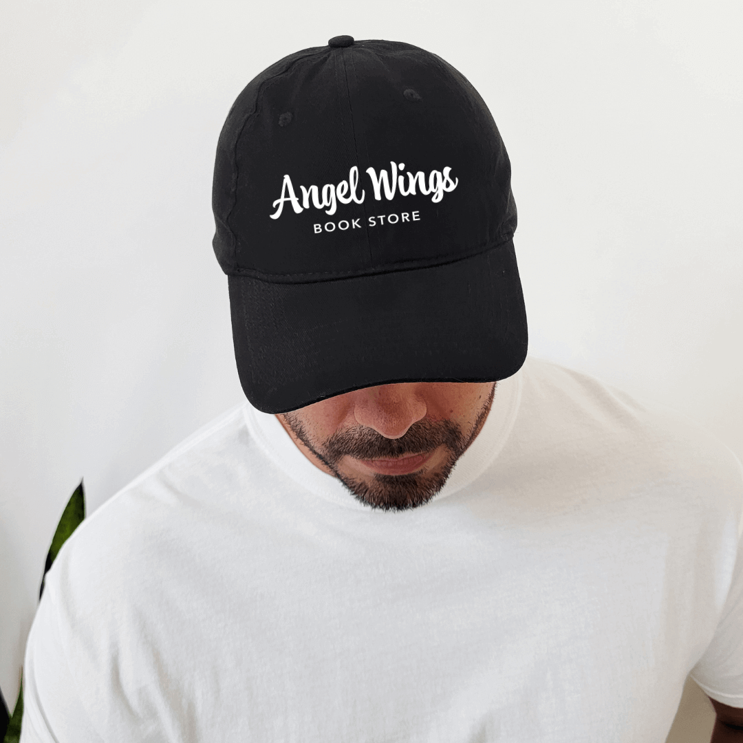 Angel Wings Bookstore Twill Hat - Winks Design Studio,LLC