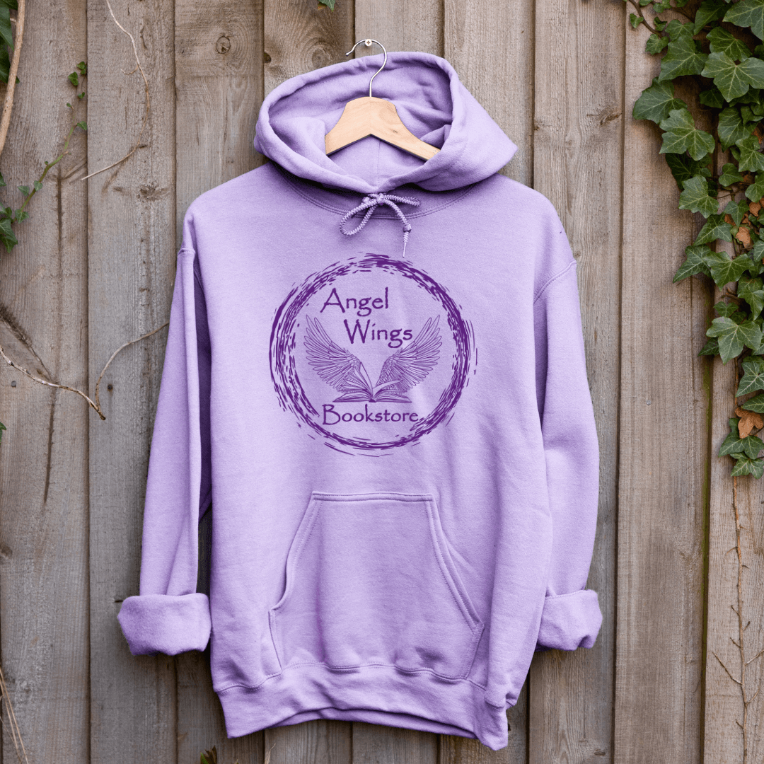 Angel Wings Bookstore Circular Hoodie - Winks Design Studio,LLC