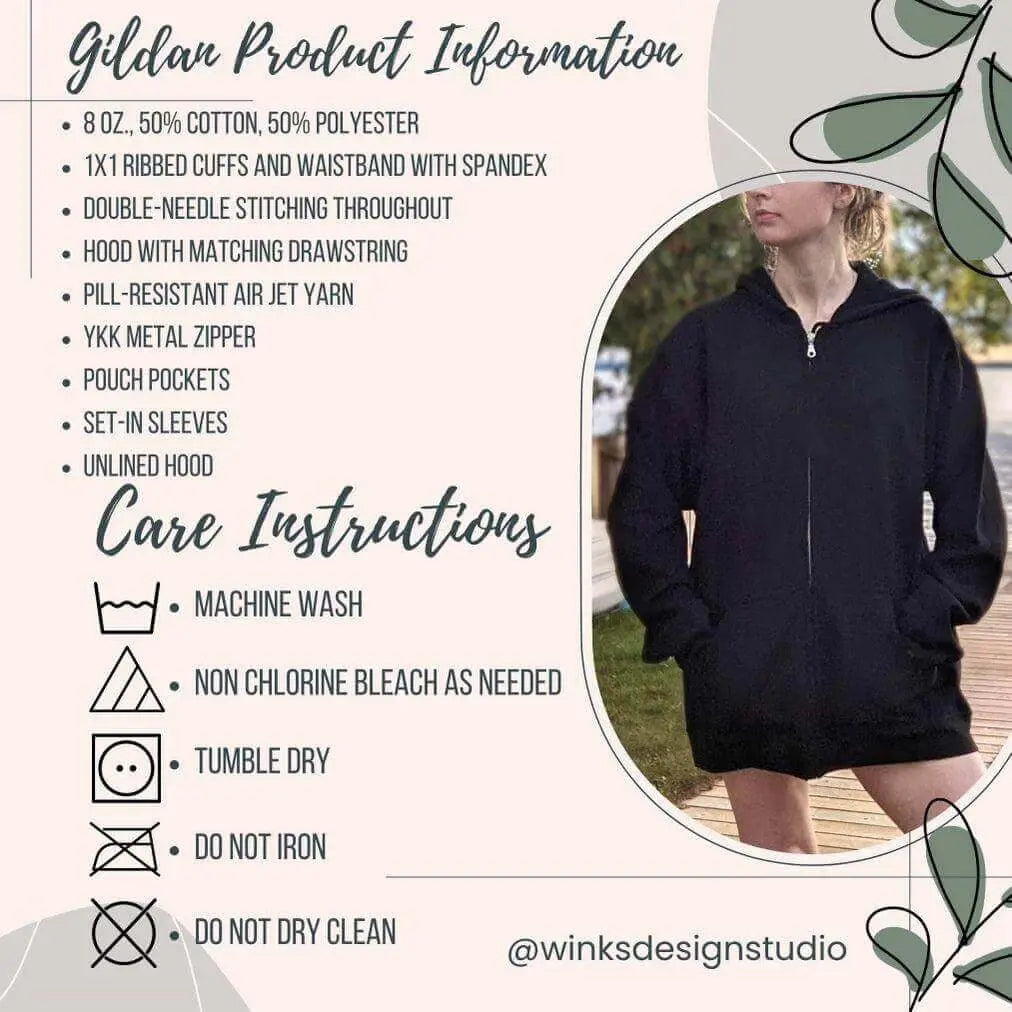 Winks Design Studio LLC Daughter Of The King full zip hoodie, soft fabric with printed text, front zipper, casual wear for women.