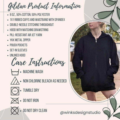 Daughter Of The King Hoodie Full Zip Hoodie - Winks Design Studio,LLC