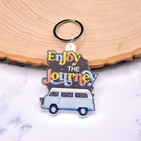 70's Retro Van Keychain - Winks Design Studio,LLC