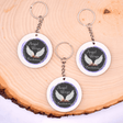 Angel Wings Bookstore Keychain - Winks Design Studio,LLC