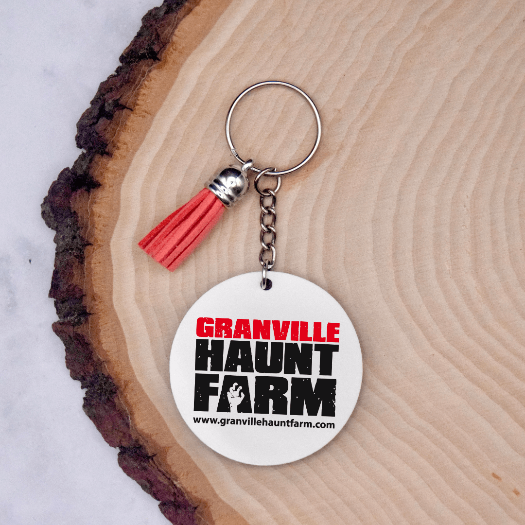 Granville Haunt Farm Keychain - Winks Design Studio,LLC