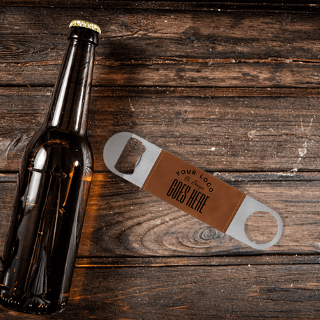 Custom Leather Bottle Opener - Winks Design Studio,LLC