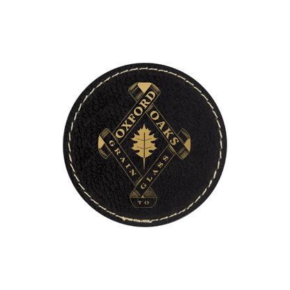 Oxford Oaks Distillery Leather Patch - Winks Design Studio,LLC