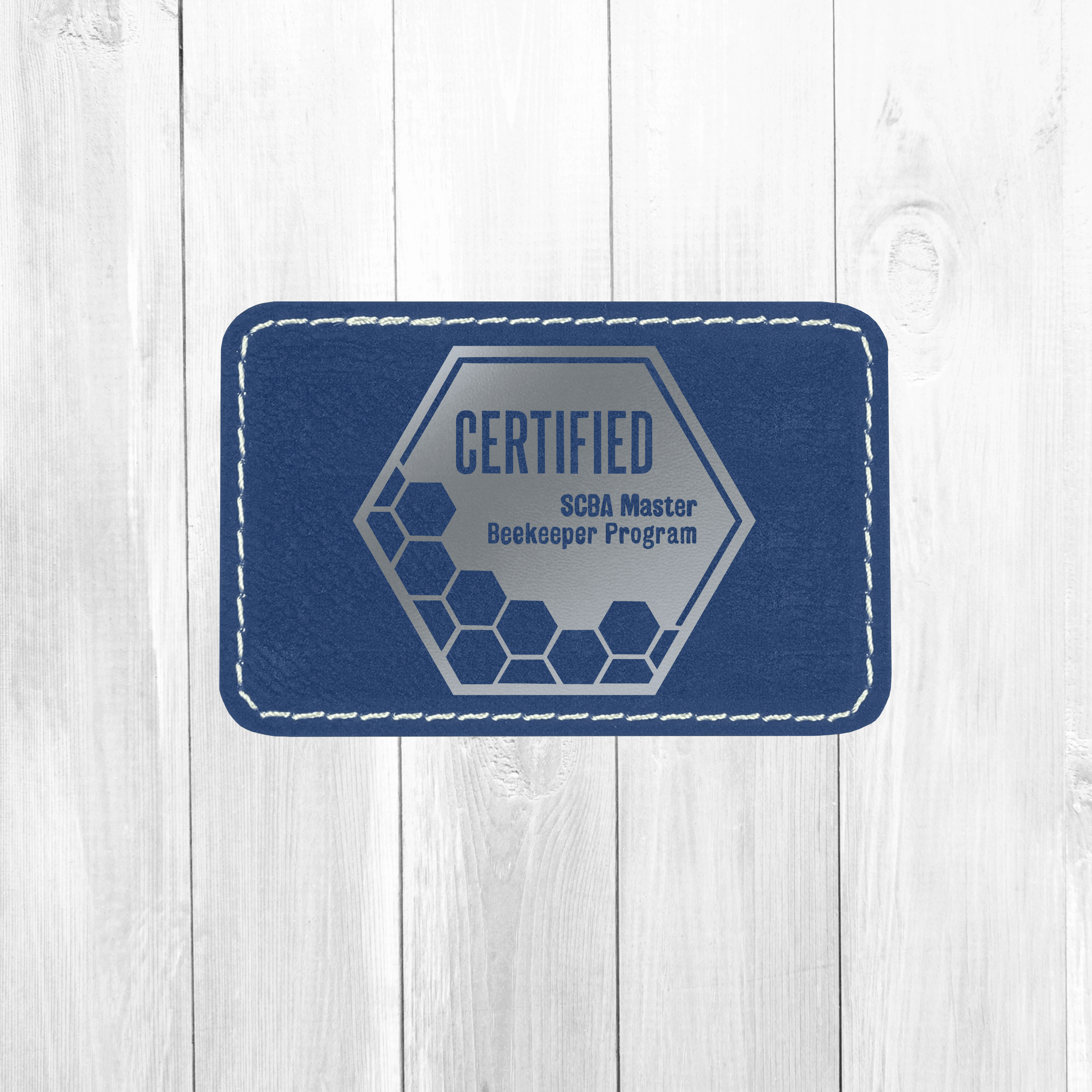 SCBA Master Program Leather Patches - Winks Design Studio,LLC