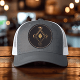 Oxford Oaks Distillery Leather Patch Hat - Winks Design Studio,LLC