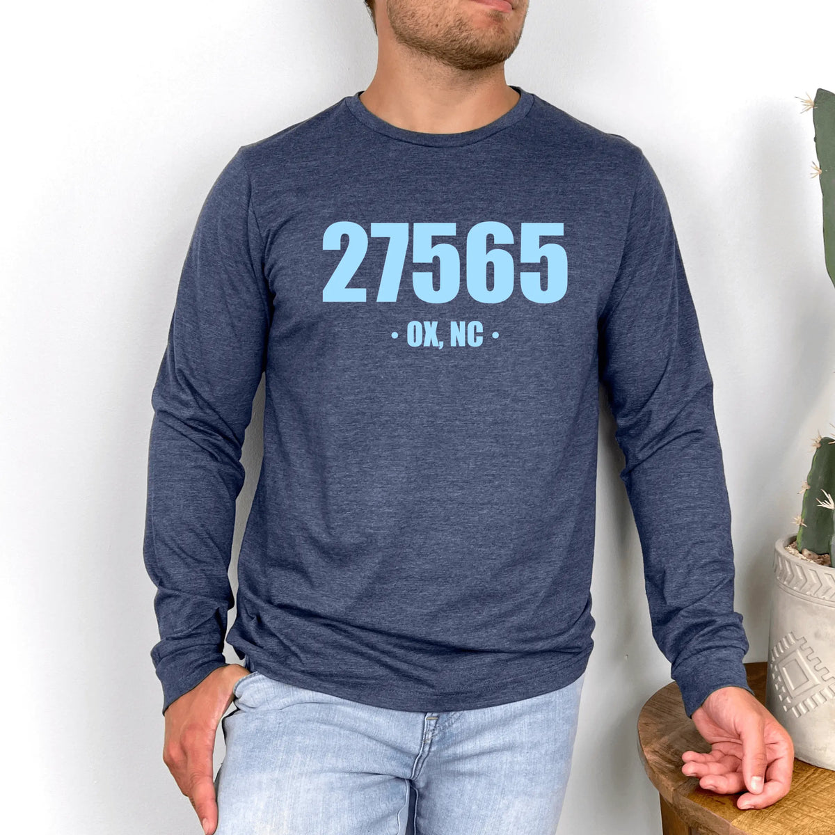 Winks Design Studio LLC Oxford NC long sleeve shirt in small size, featuring a classic long sleeve design with Oxford fabric.