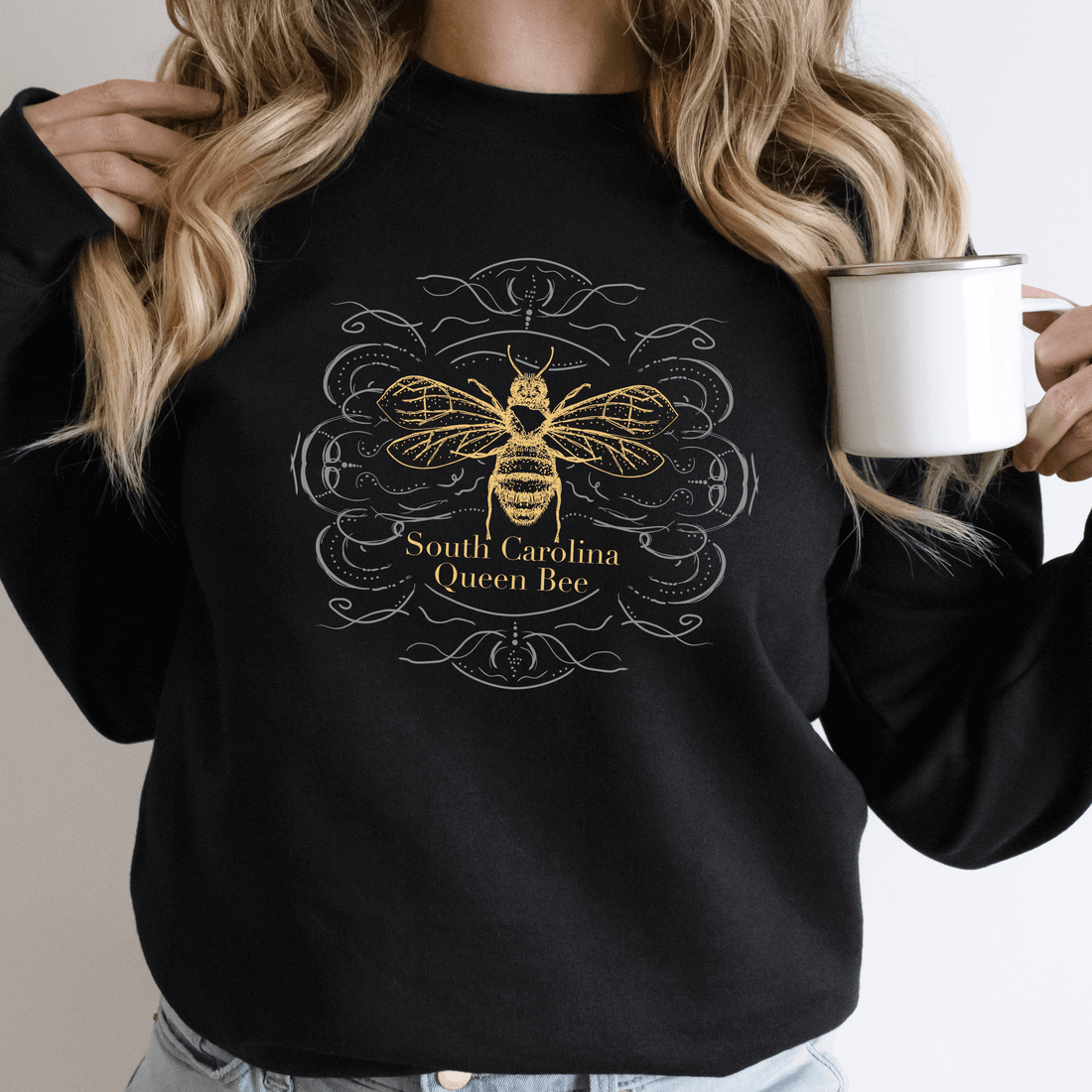 SCBA South Carolina Queen Bee Long Sleeve - Winks Design Studio,LLC