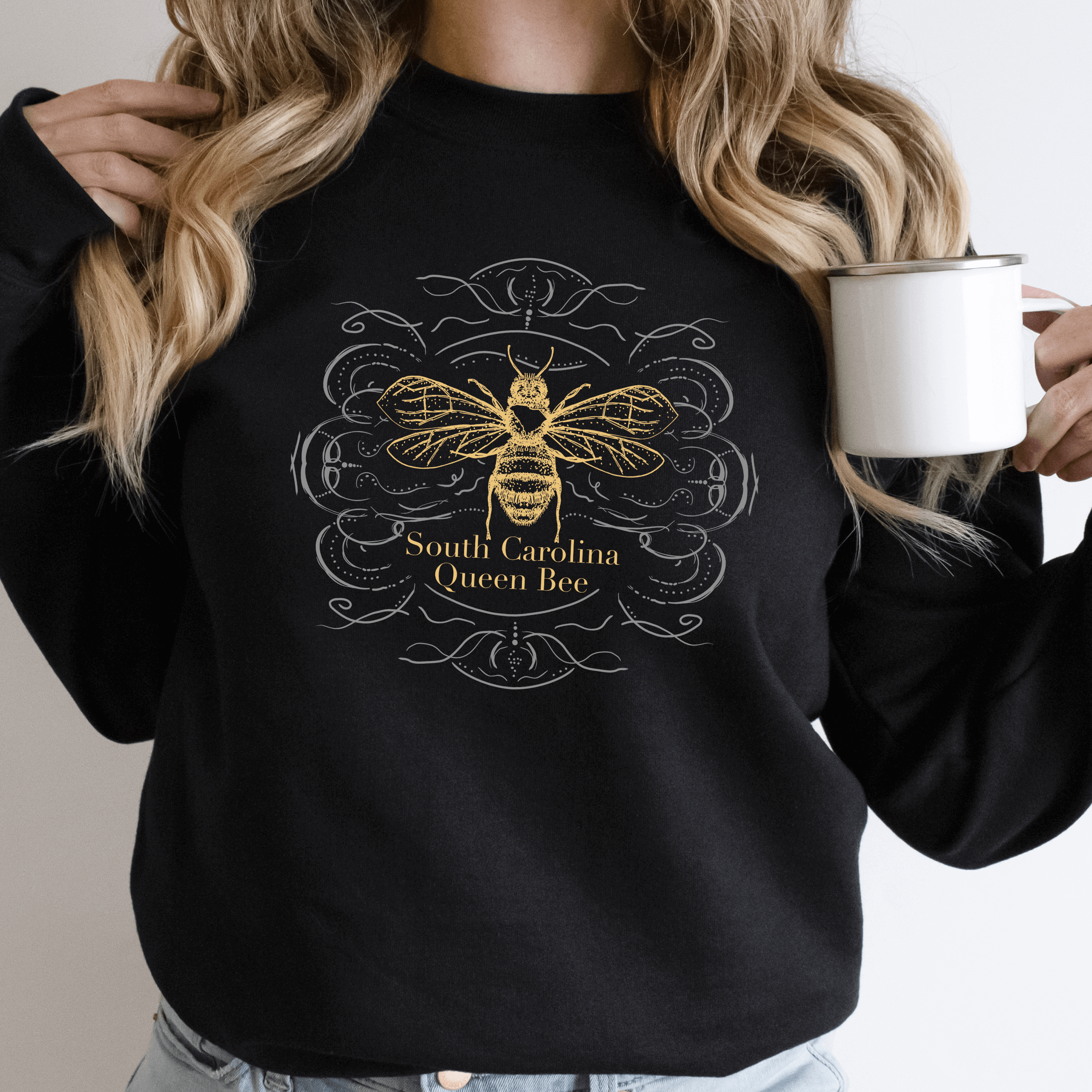 SCBA South Carolina Queen Bee Long Sleeve - Winks Design Studio,LLC
