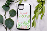 Let Yourself Grow Wildflower iPhone Case - Winks Design Studio,LLC