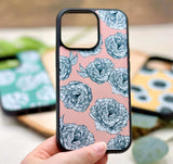 Peonies Phone Cover for iPhone 14,13,12,11,X,XR - Winks Design Studio,LLC