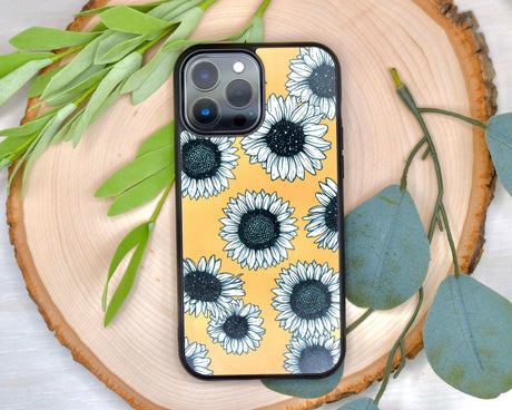 Sunflower iPhone Case for iPhone 14,13,12,11,X,XR - Winks Design Studio,LLC