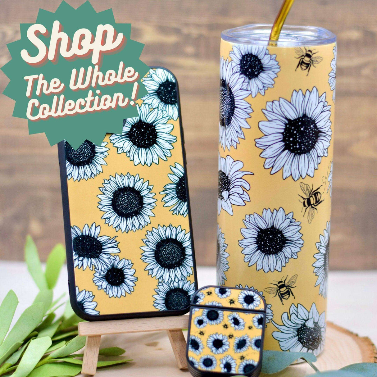 Sunflower iPhone Case for iPhone 14,13,12,11,X,XR - Winks Design Studio,LLC