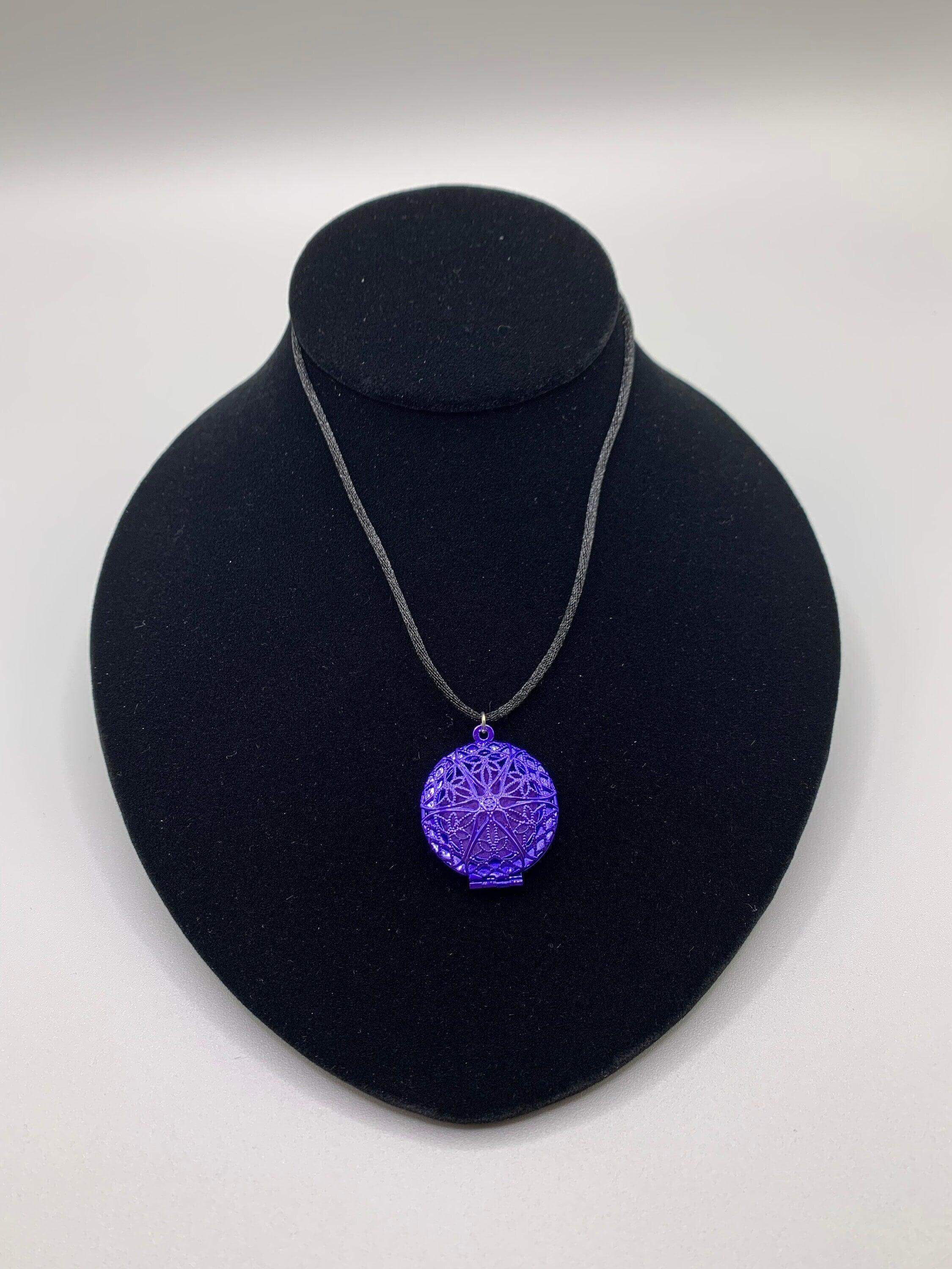 Colored Diffuser Locket Necklaces - Winks Design Studio,LLC