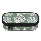 Monstera Leaves Large Capacity Pencil Case - Winks Design Studio,LLC