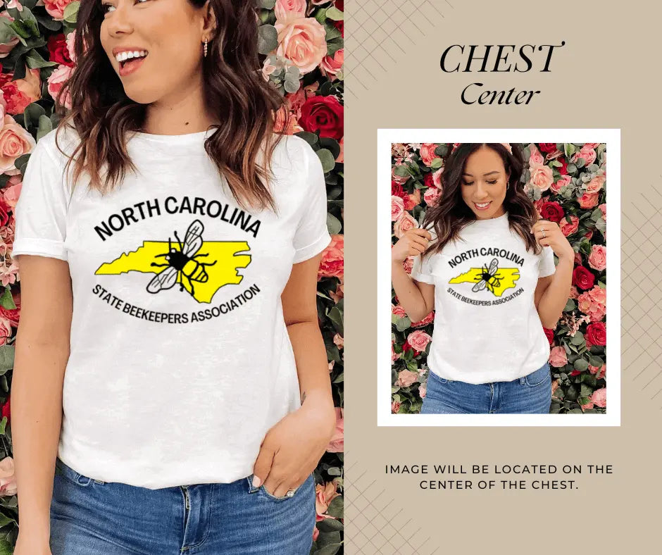 Small yellow NCSBA short sleeve T-shirt by Winks Design Studio, LLC, featuring a casual fit and soft cotton fabric.