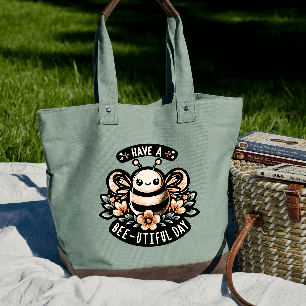 R & R Canvas Resort Tote - Winks Design Studio,LLC