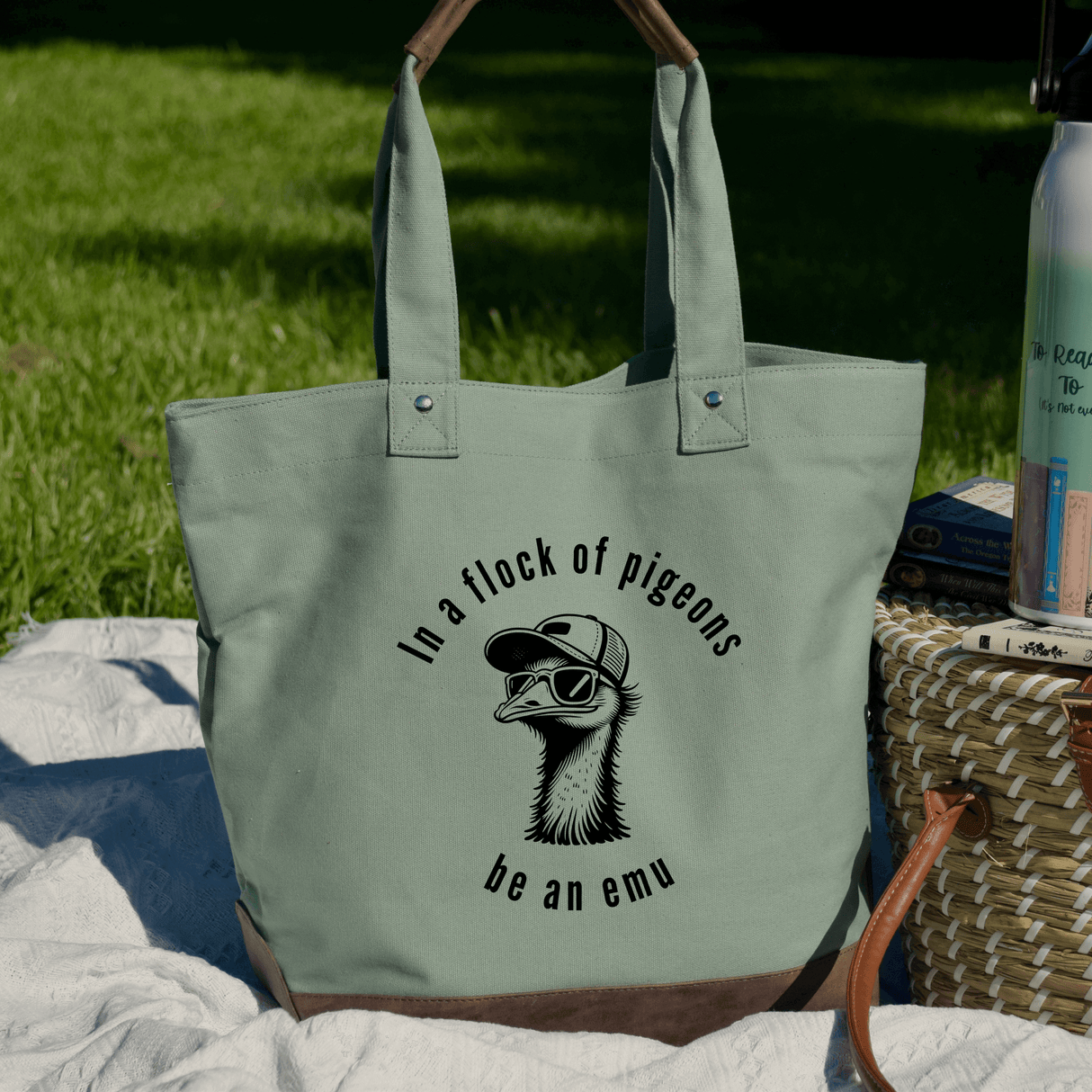 R & R Canvas Resort Tote - Winks Design Studio,LLC