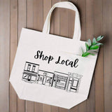 Shop Local Canvas Tote Bag - Winks Design Studio,LLC