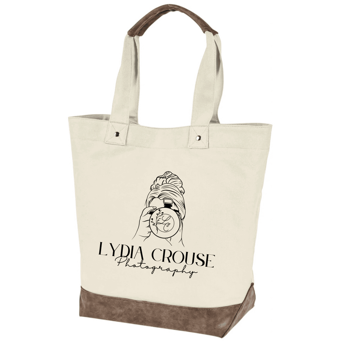 Lydia Crouse Canvas Resort Tote - Winks Design Studio,LLC