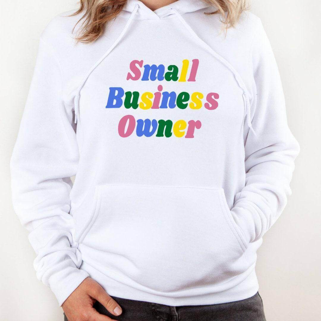 Small Business Owner Colored Sweatshirt - Winks Design Studio,LLC